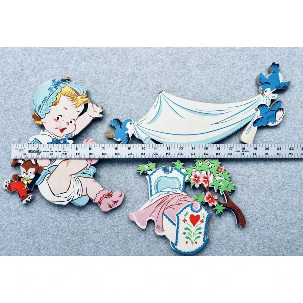Vintage 1952 Dolly Toy Co. Mother Goose Pin Ups 